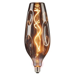 Żarówka LED Ella E27 4W filament, szarość dymu