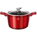 Garnek z przykrywką Metallic Burgundy 3.5 L