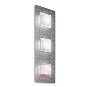GROSSMANN Basic kinkiet LED 3-pkt., aluminium