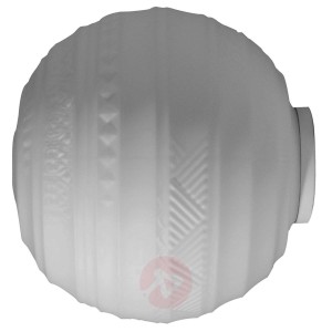 Lampa sufitowa Braille, dmuchane szkło, 40cm