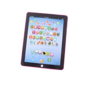 Tablet dziecięcy edukacyjny - nauka angielskiego - niebiesko-czarny