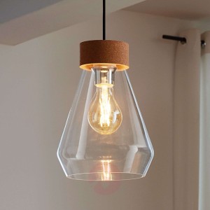 Szklana lampa wisząca Brixham