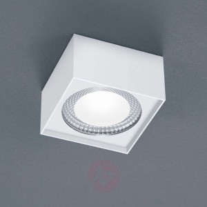 Helestra Kari lampa sufitowa LED, kątowa, biała