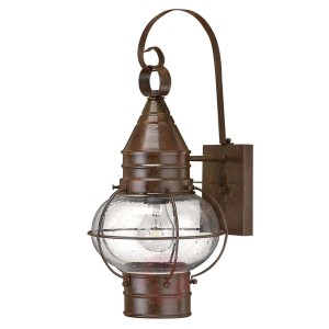 Mosiężna lampa ścienna CAPE COD 46 cm