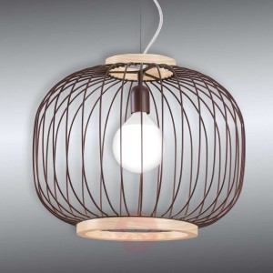 Lampa wisząca Chaplin ze stalowej plecionki, 48 cm