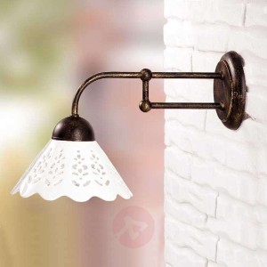Mała lampa ścienna I PORTICI 18 cm