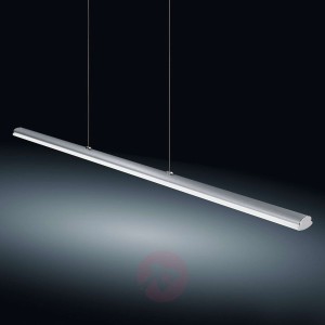 Lampa wisząca LED VENTA, nikiel mat, 116,5 cm, 22W