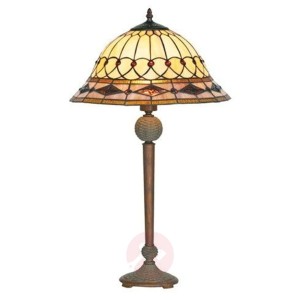 Lampa stołowa Kassandra w stylu Tiffany