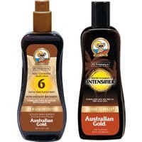 Australian Gold SPF 6 Spray Gel Bronzer 237ml + Australian Gold Rapid Tanning Intensifier Lotion 250ml