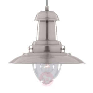 Lampa wisząca Fisherman Ø 32cm w kolorze srebrnym