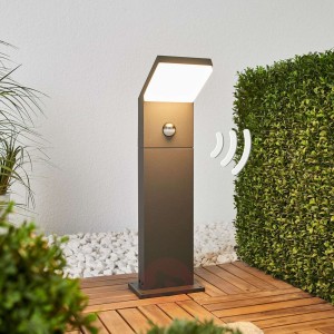 Yolena, słupek ogrodowy LED z czujnikiem, 60 cm