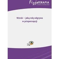 Wzrok – jaką rolę odgrywa w priopercepcji