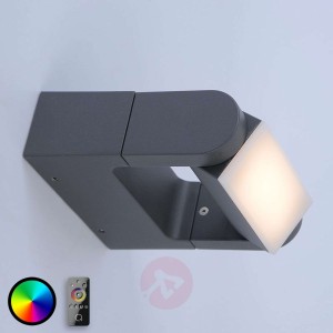 Q-Albert sterowany kinkiet LED zewnętrzny, ant