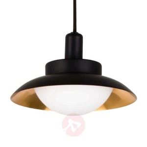 Lampa wisząca LED Side czarna, miedziana