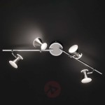 Duke – elastyczna lampa sufitowa LED, 4-punktowa