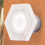 Sześciokątna lampa ścienna LED JENNI