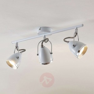 Lindby Jadon spot sufitowy LED biały 3-pkt. długi