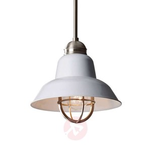 Biały klosz – lampa wisząca Urban Renewal