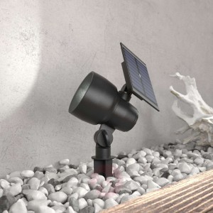 Odchylany, solarny spot LED Deacon