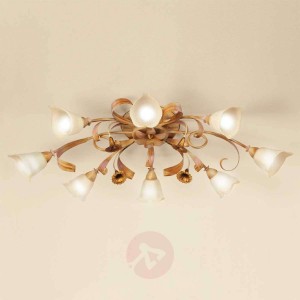 Złota lampa sufitowa styl florentyński Giovanni