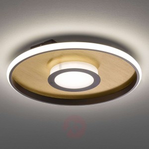Lampa sufitowa LED Zoe, okrągła, rdzawe złoto 60cm