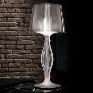 Slamp Liza - designerska lampa stołowa kolory cyny