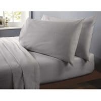 Prześcieradło z gumką Double Flannelette Grey