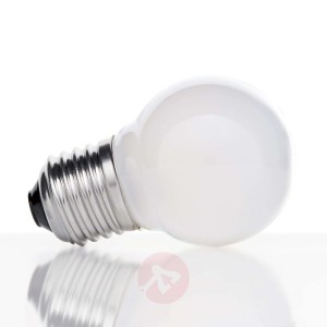 Żarówka kropla LED E27 4W 827, matowe wnętrze