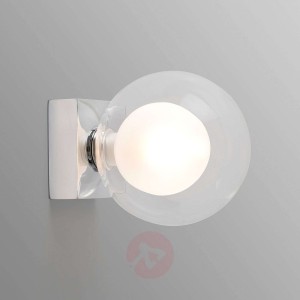 Lampa ścienna Perla, chrom