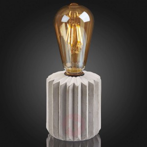 Lampa stołowa Zement, podstawa okrągła
