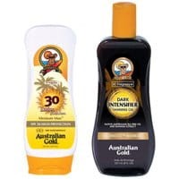 Australian Gold SPF 30 Lotion 237ml + Australian Gold Intensifier Dark Tanning Oil 237ml