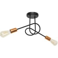 Lampa sufitowa Oxford Two Black Brass