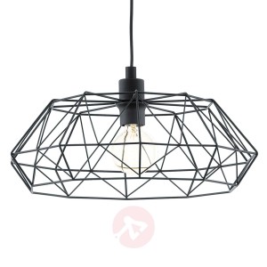 Carlton 2 – czarna lampa wisząca vintage