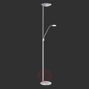 Lampa LED oświetlająca sufit Cobra nikiel matowy