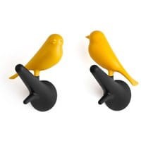 Zestaw 2 wieszaków Sparrow Black Yellow