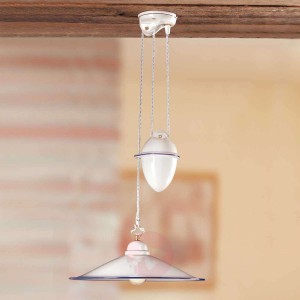 Lampa wisząca PIATTO z regulacją wysokości