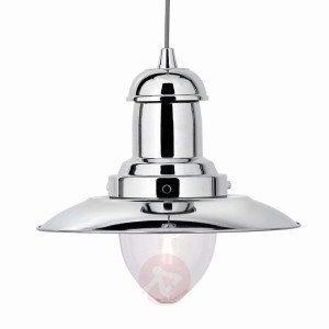 Lampa wisząca Fisherman Ø 32cm w chromie