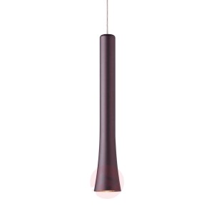 Lampa wisząca LED Rio espresso, elegancki kształt