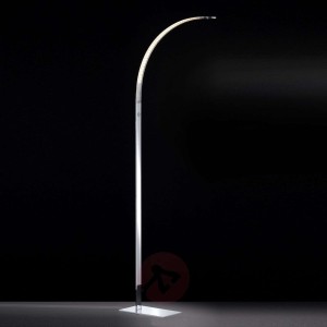 Lekko wygięta lampa stojąca LED Luz 165 cm