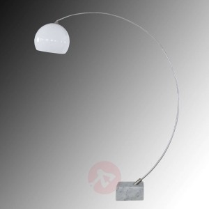 Wytworna lampa łukowa MANI z włącznikiem pociąg.