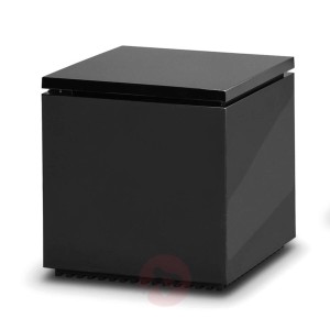 Lampa stołowa LED Cuboled, sześcian, czarna