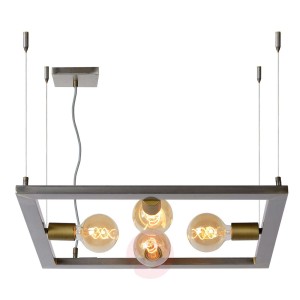 Lampa wisząca Thor, 4-punktowa, natural iron