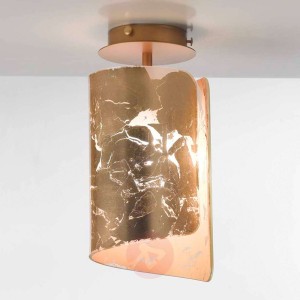 Bajeczna lampa sufitowa Papiro złota