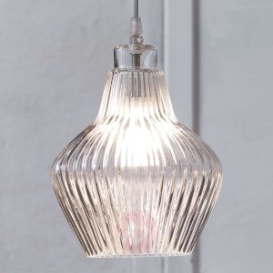 Lampa wisząca Cerunavolta z dmuchanego szkła