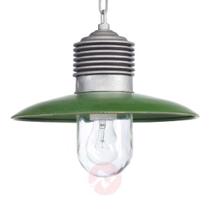 Lampa wisząca zewnętrzna Klaus aluminium-czerwony