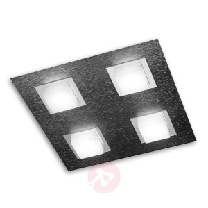 GROSSMANN Basic lampa sufitowa LED 4-pkt. antracyt