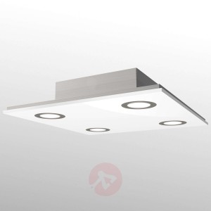 Kwadratowa lampa sufitowa LED Pano, biała