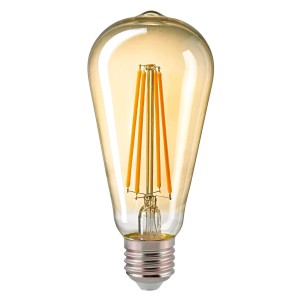 Żarówka LED E27 ST64 4,5W Filament Rustika złota
