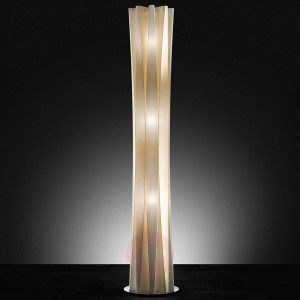 Slamp Bach lampa stojąca, wysokość 161 cm, złota