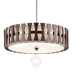 Cudowna drewniana lampa wisząca Cirus